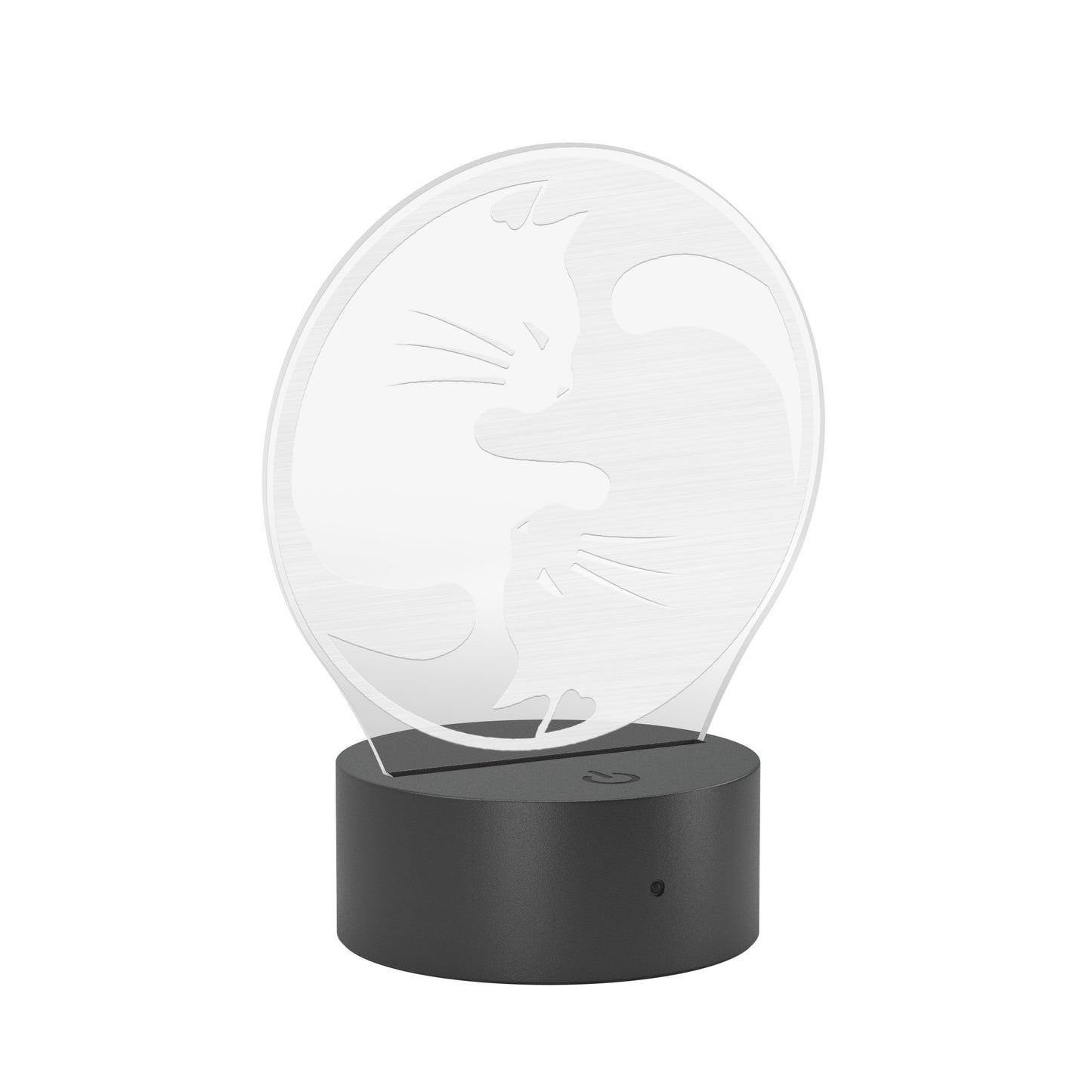 Yin Yang Cat Led Light Cat Owner Gift Cat Night Light
