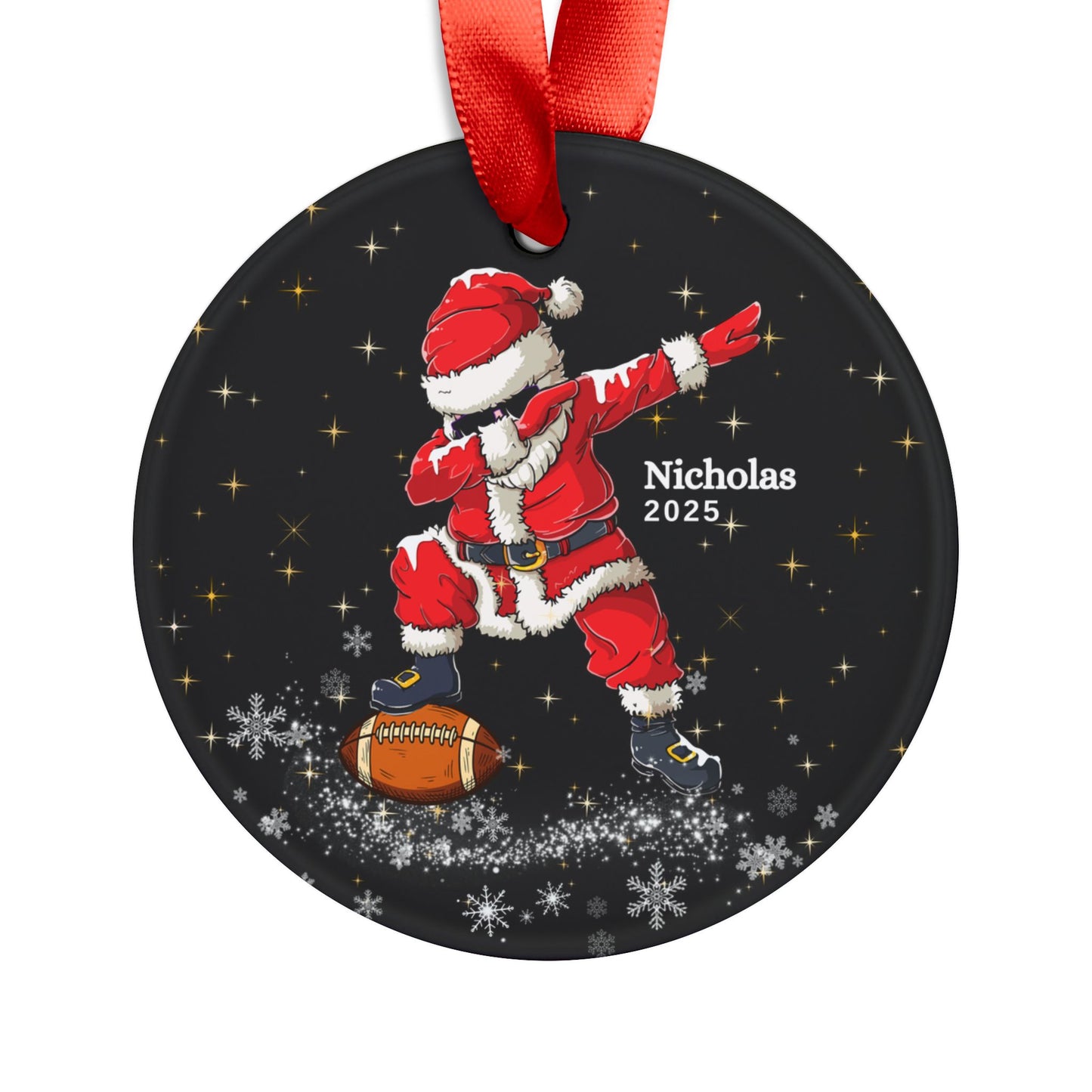 Personalized Football Ornament