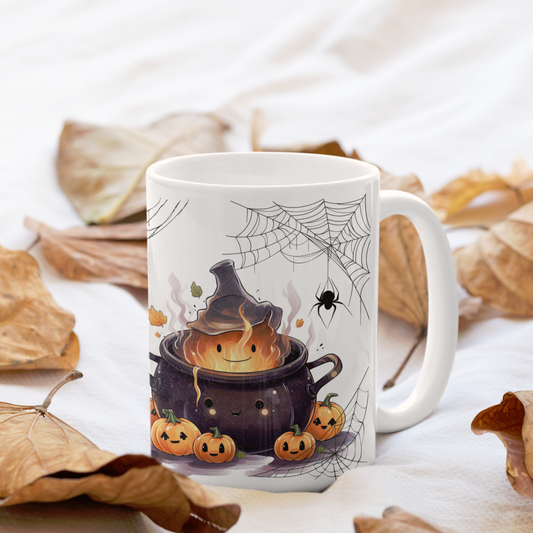 Retro Witchy Brew Cute Retro Halloween Coffee Mug