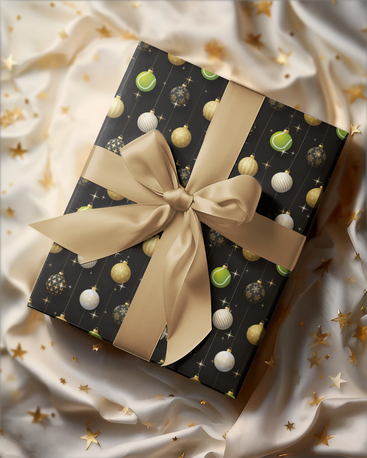 Tennis Christmas Wrapping Paper