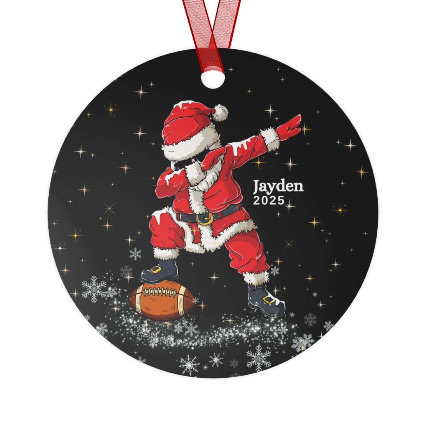 Personalized Football Ornament