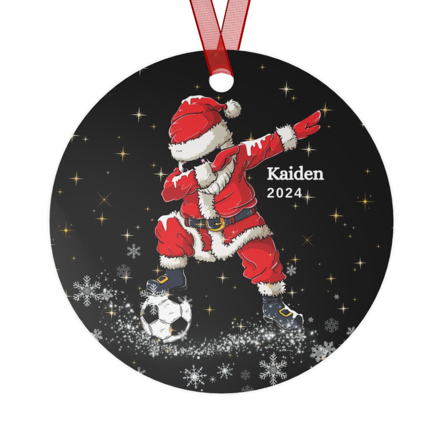 Personalized Soccer Ornament