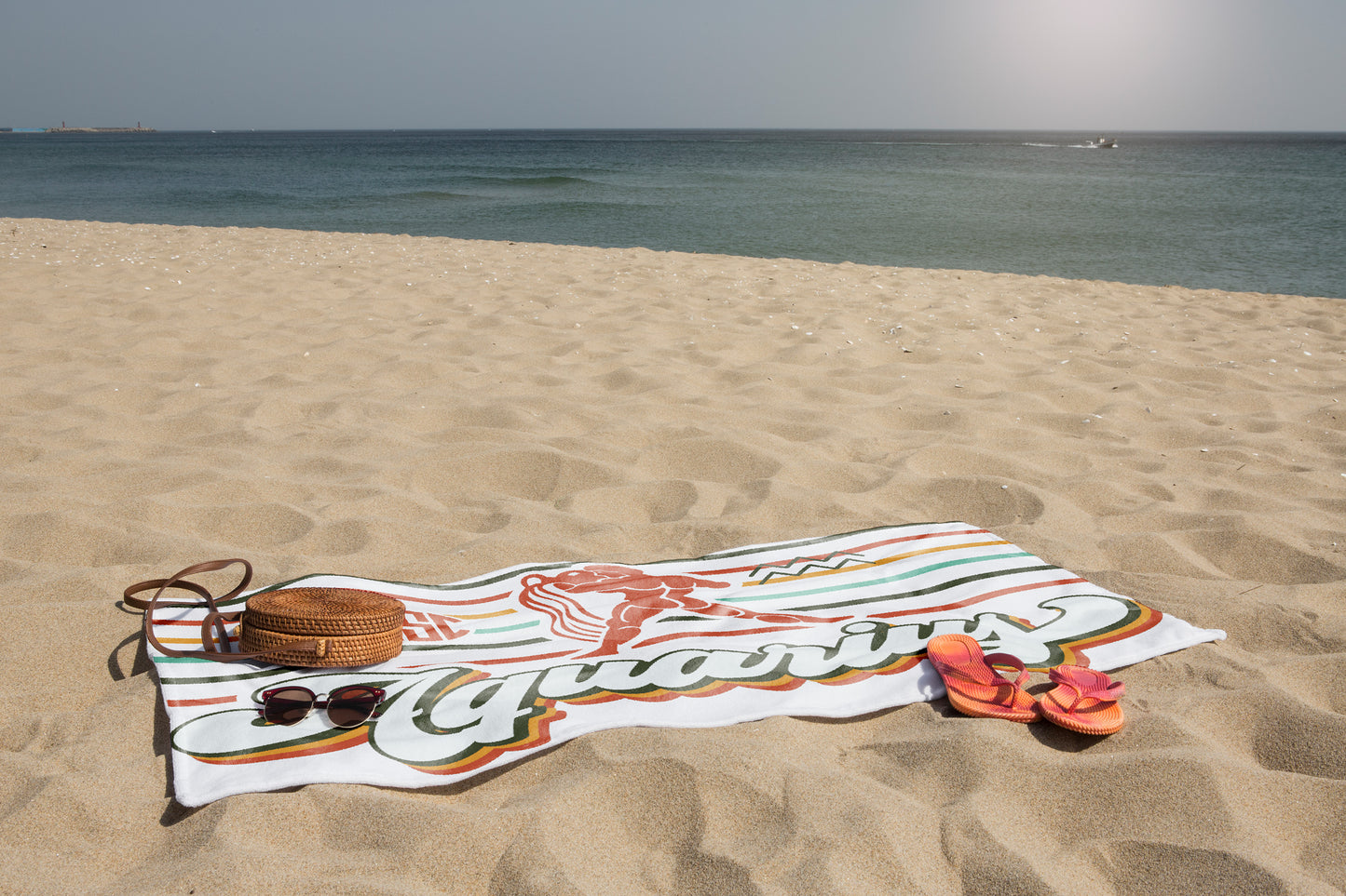 Personalized Aquarius Beach Towel Aquarius Gift Ideas