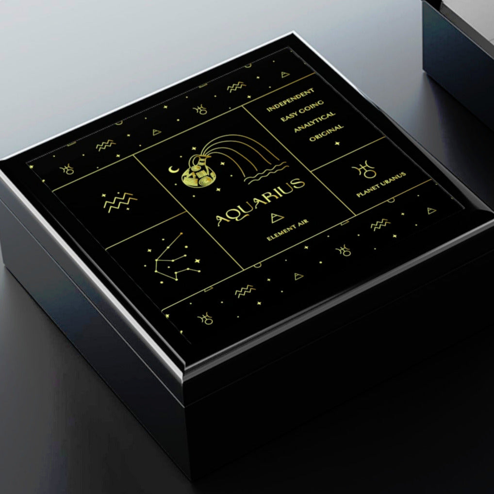 Aquarius Jewelry Organizer Keepsake Box