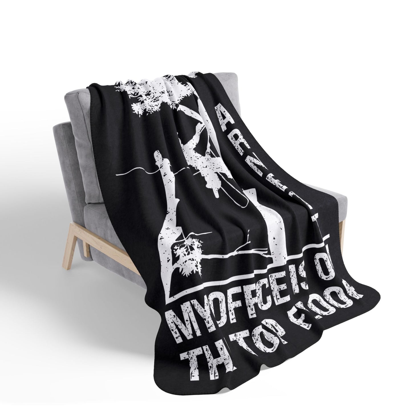 Personalized Arborist Blanket Gift for Tree Climber