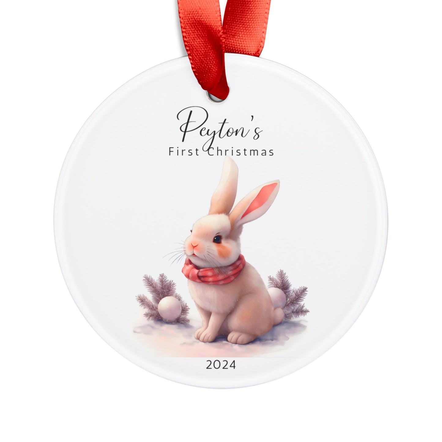 Personalized Baby First Christmas Ornament