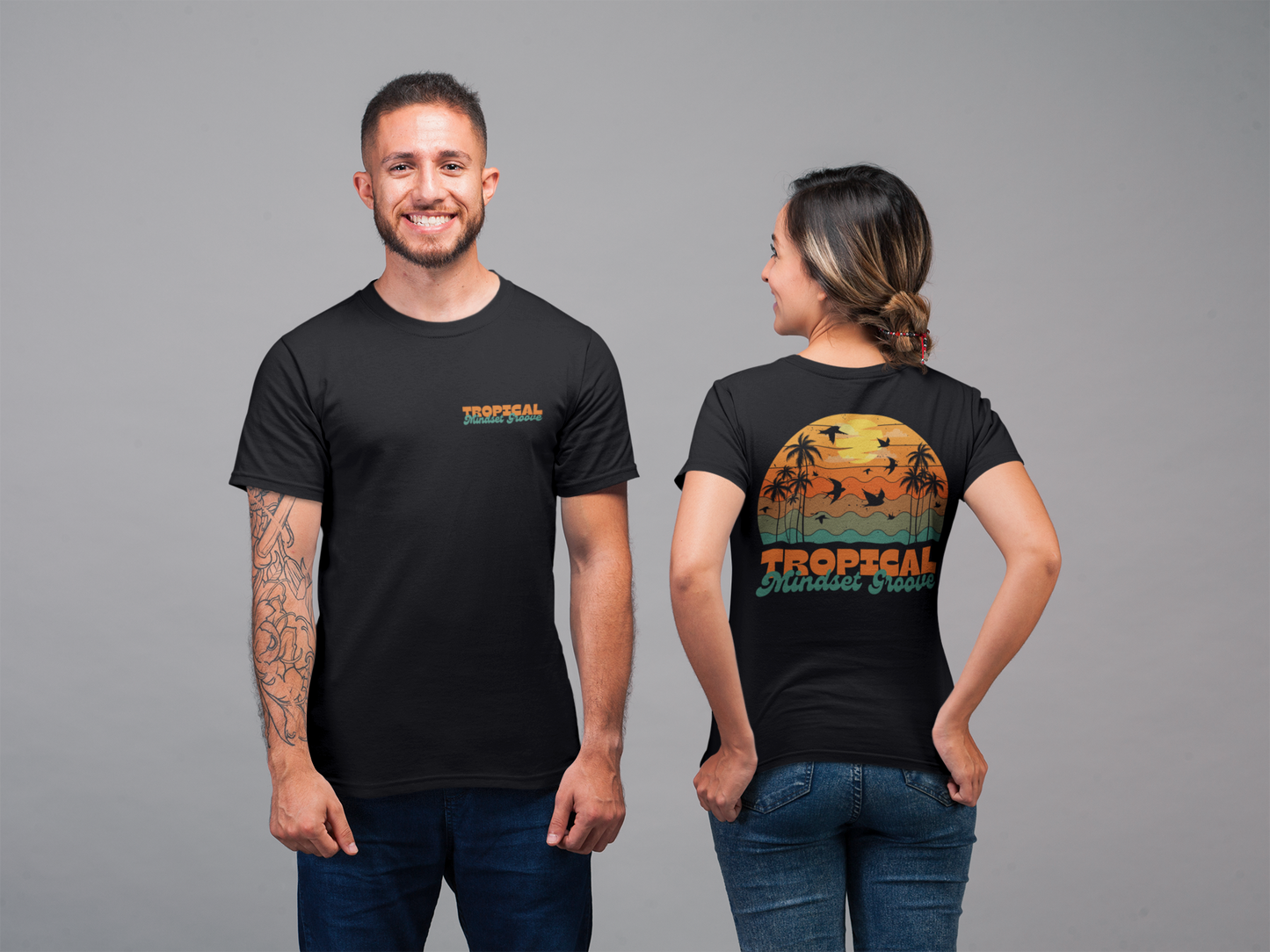 Front and Back Unisex Beach T Shirt Summer Fun Shirt Gift For Her Retro Summer Shirt Gift for Him Vacation Shirt Love Summer Beach Bum Shirt