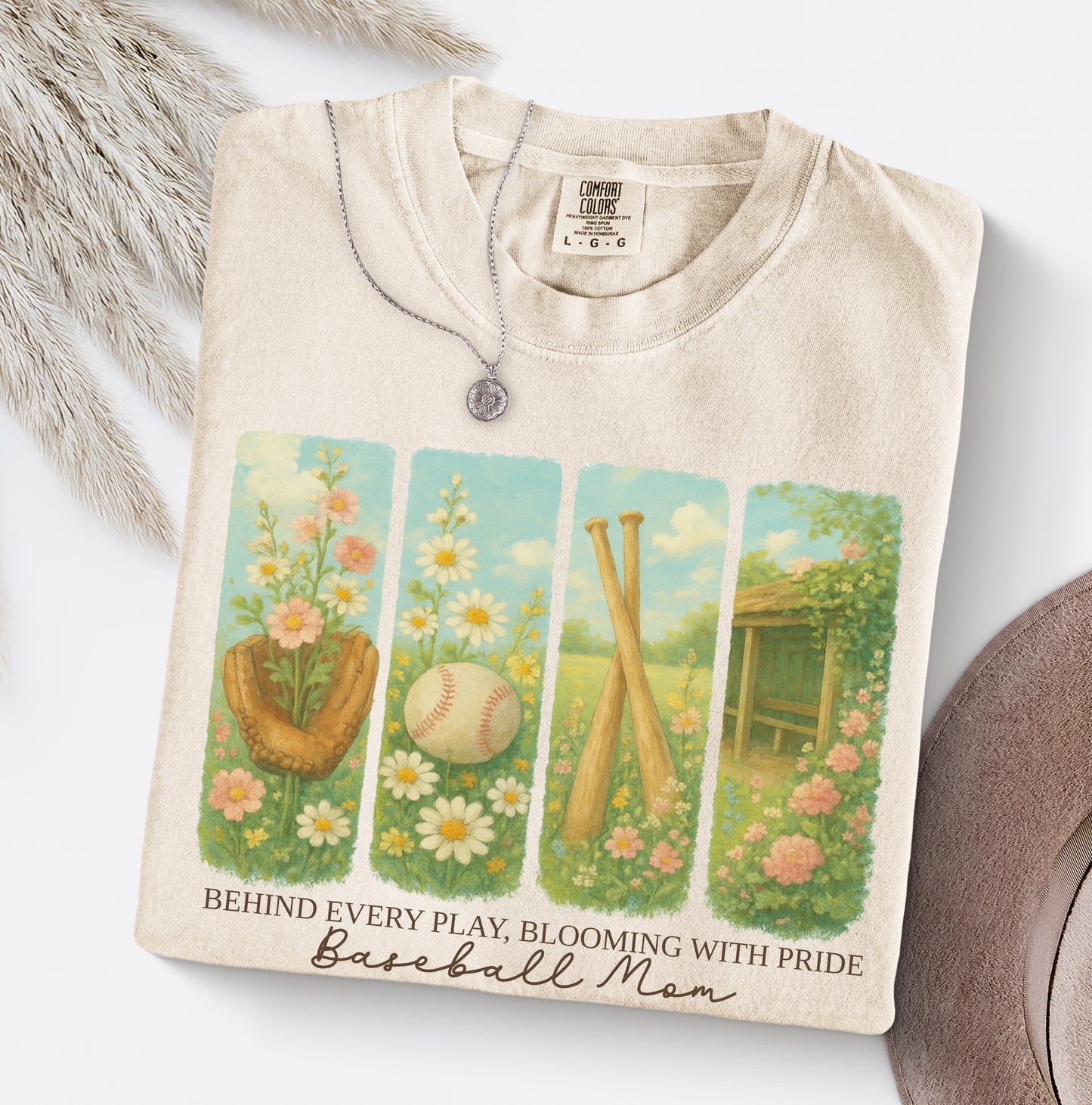 Floral Baseball Mom Shirt