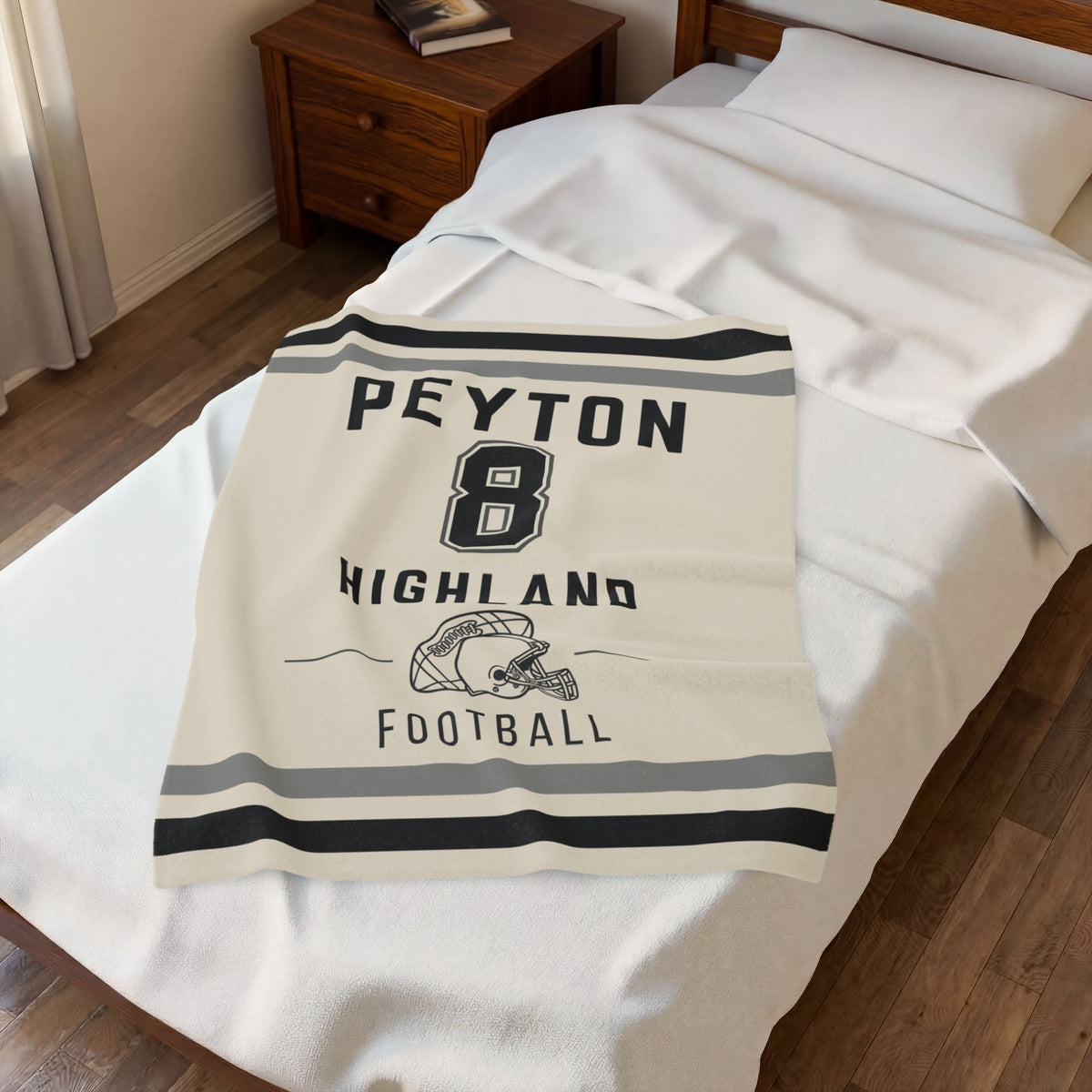 Personalized Football Blanket
