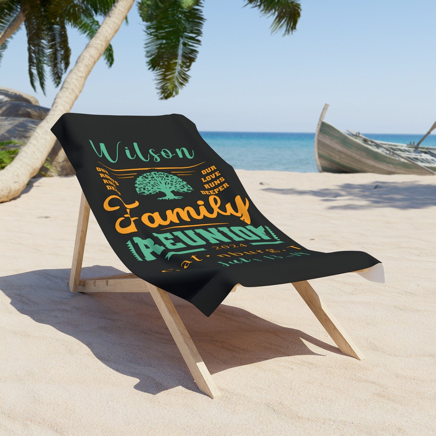 Personalized Beach Towel Family Reunion Gifts