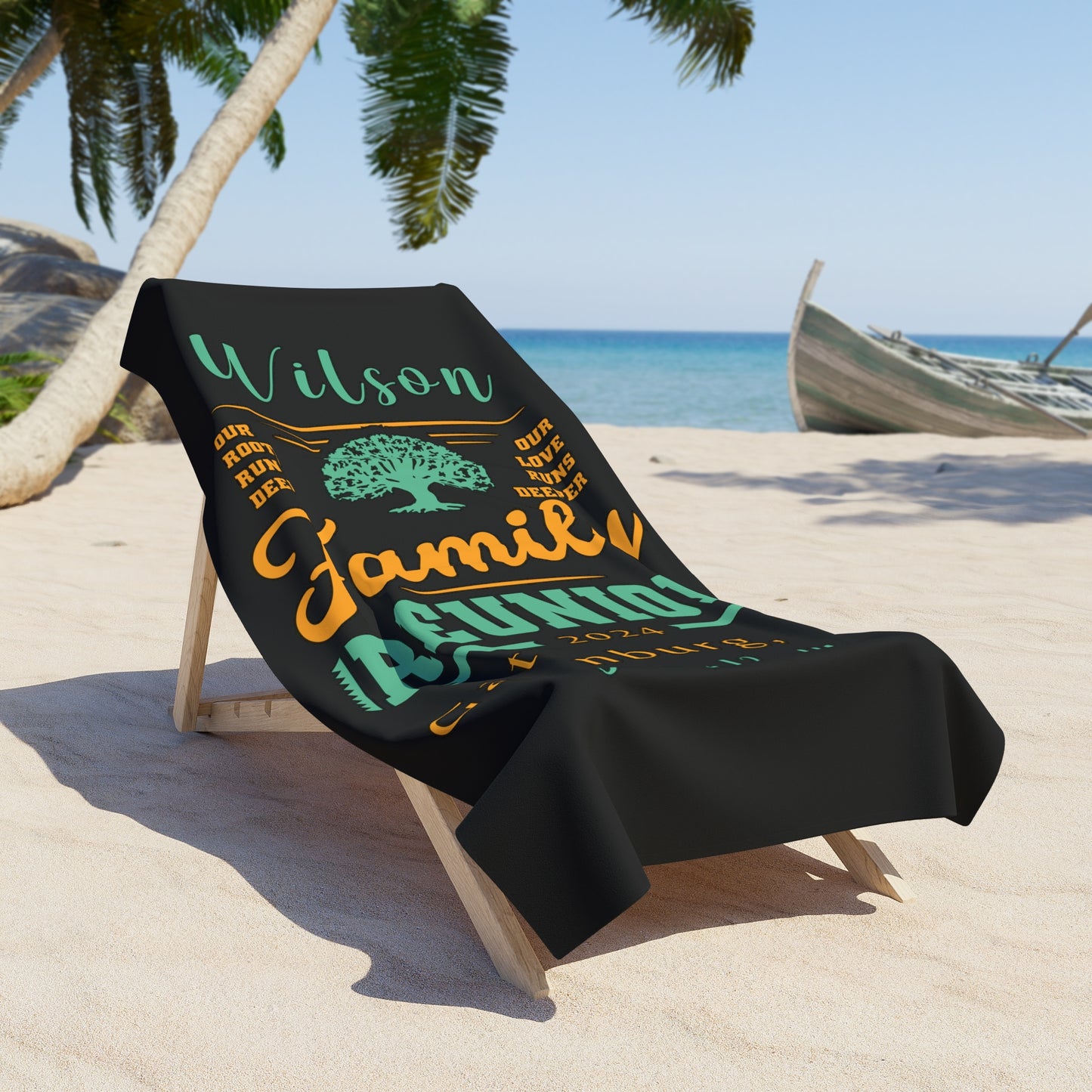 Personalized Beach Towel Family Reunion Gifts