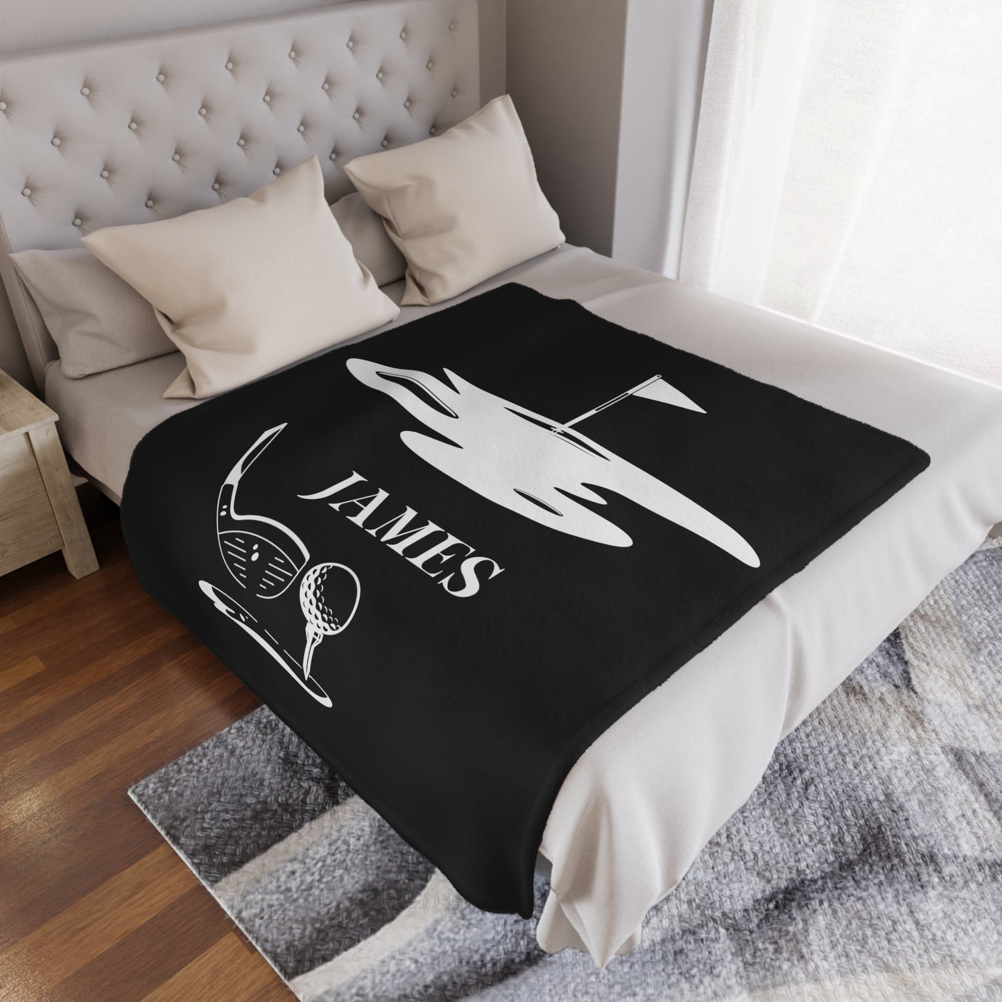 Personalized Golf Blanket Gift for Golfer