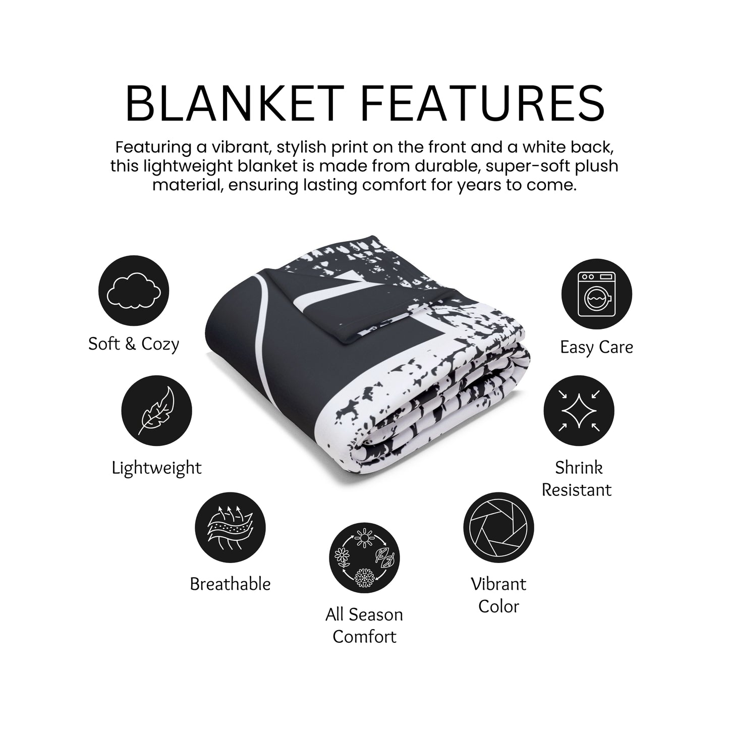 Personalized Mountain Bike Blanket