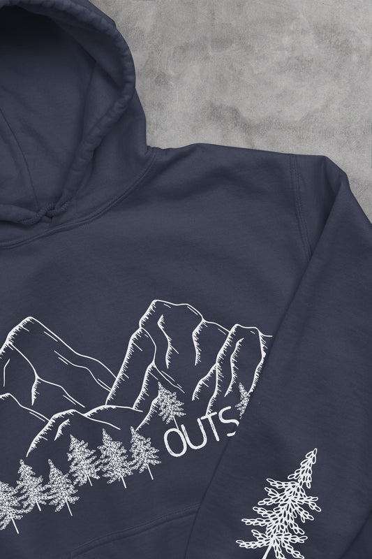 Hooded Sweatshirt Mountain Hoodie Nature Lover Gift