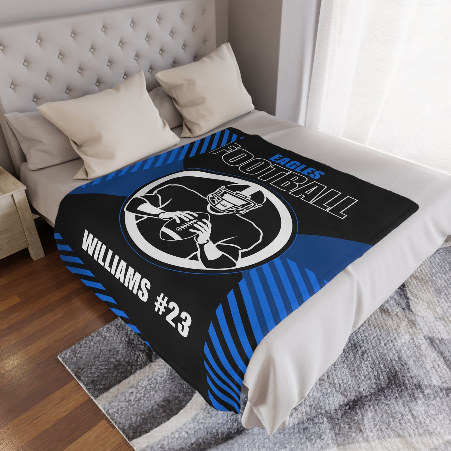 Custom Football Blanket