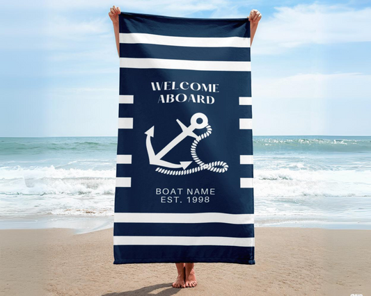 Custom Boat Towel