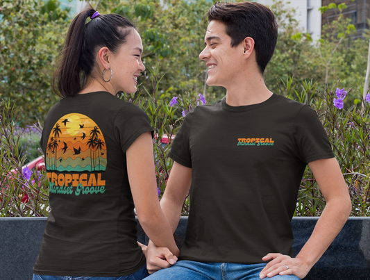 Front and Back Unisex Beach T Shirt Summer Fun Shirt Gift For Her Retro Summer Shirt Gift for Him Vacation Shirt Love Summer Beach Bum Shirt