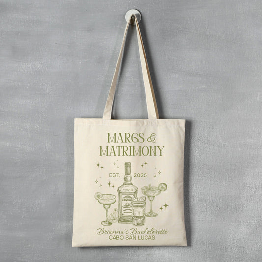 Margs And Matrimony Bridesmaid Tote Bag
