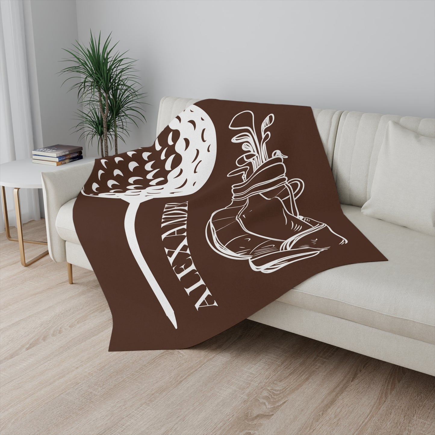 Personalized Golf Blanket Gift for Golfer