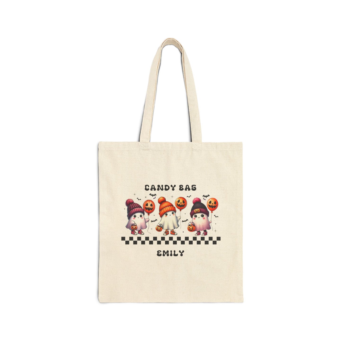 Personalized Halloween Tote Bag Trick or Treat Candy Bag