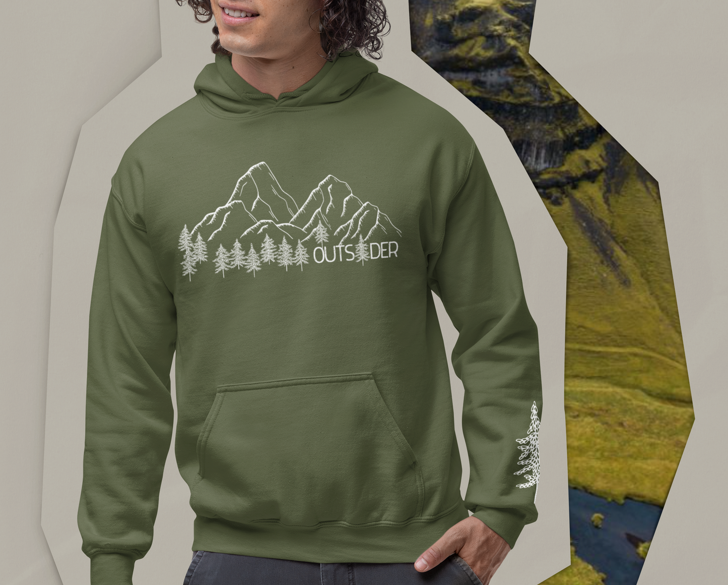 Hooded Sweatshirt Mountain Hoodie Nature Lover Gift