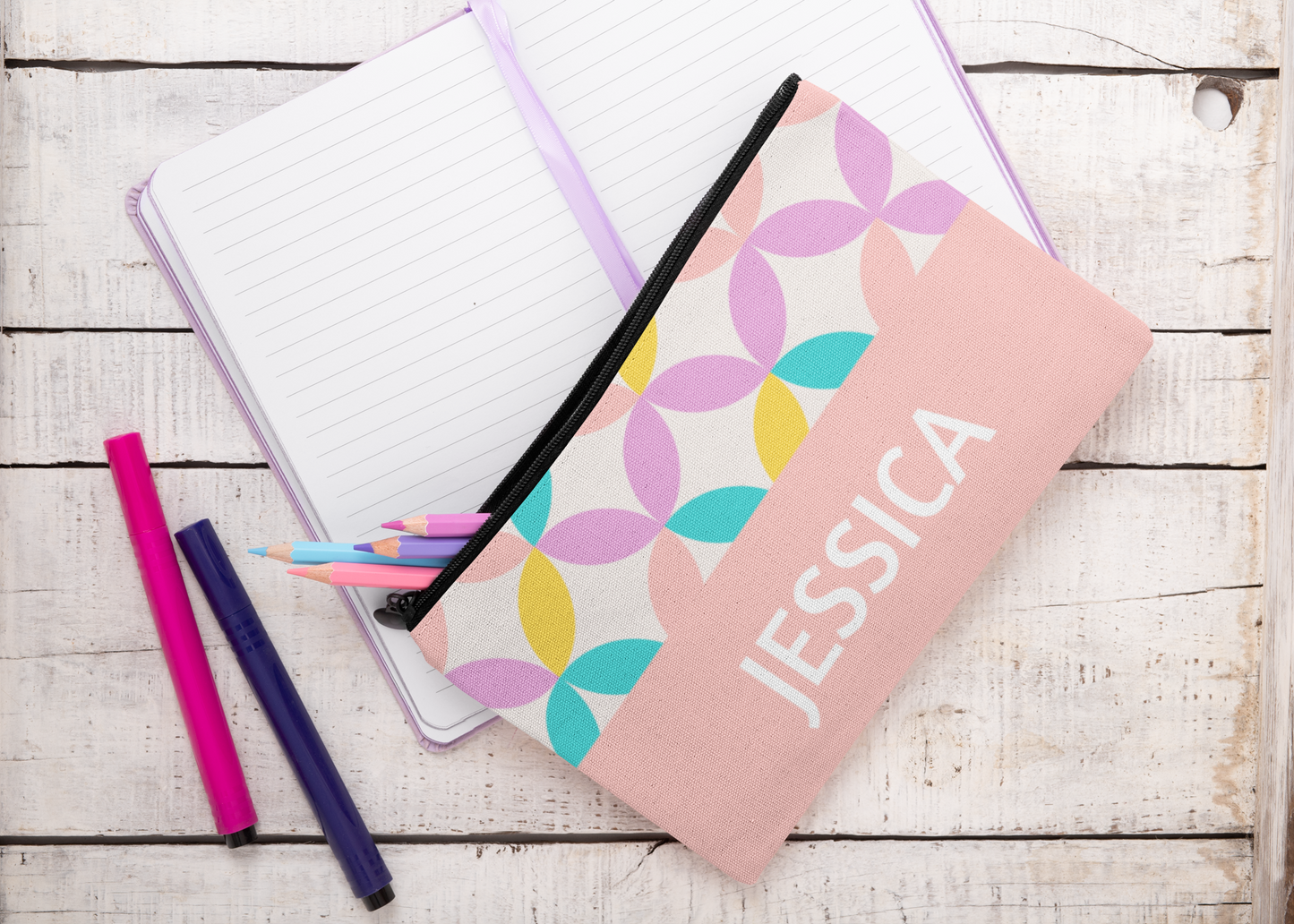 Personalized Pencil Custom Case Back to School Gift