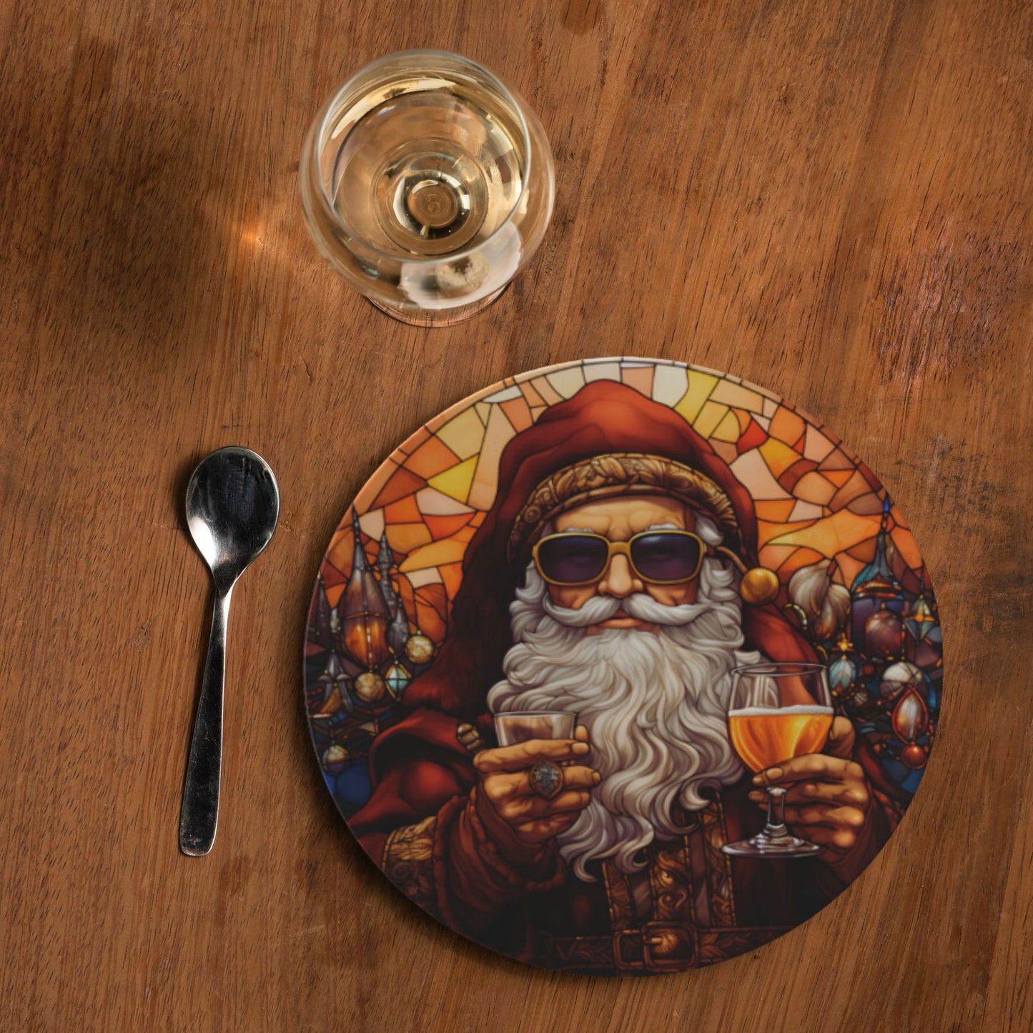 Cool Santa Bone China Plate