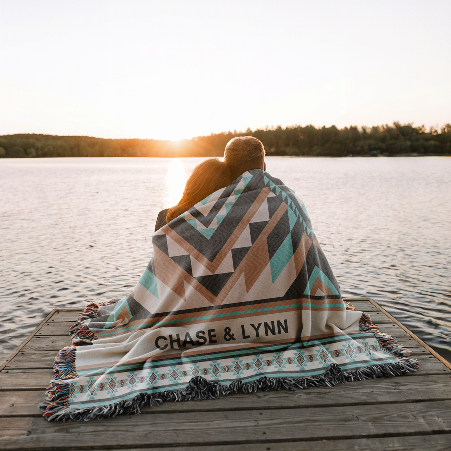 Custom Southwestern Woven Blanket