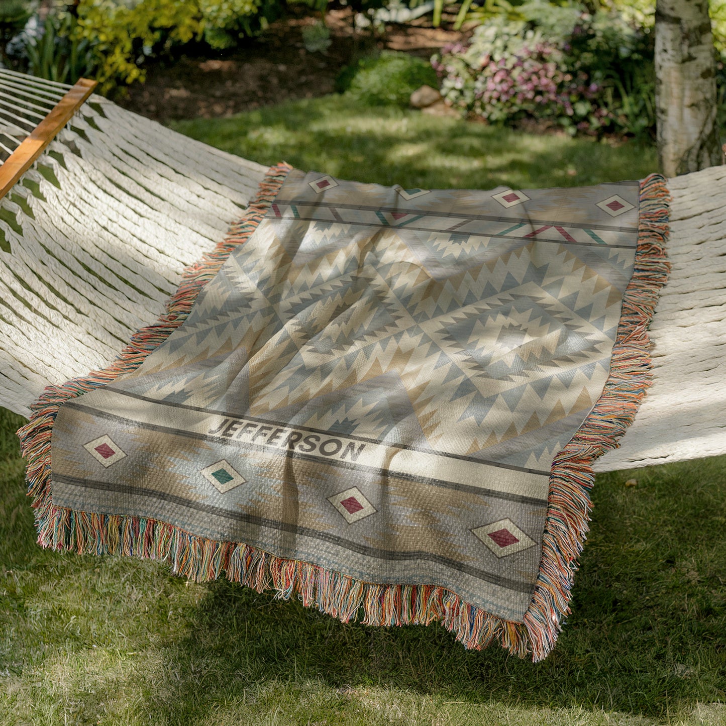 Custom Western Woven Blanket