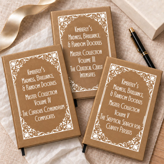 Custom Sarcastic Notebook Gift Set
