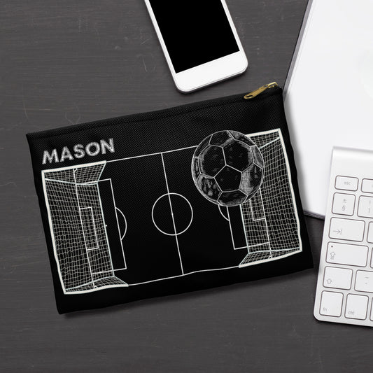 Custom Soccer Pencil Case