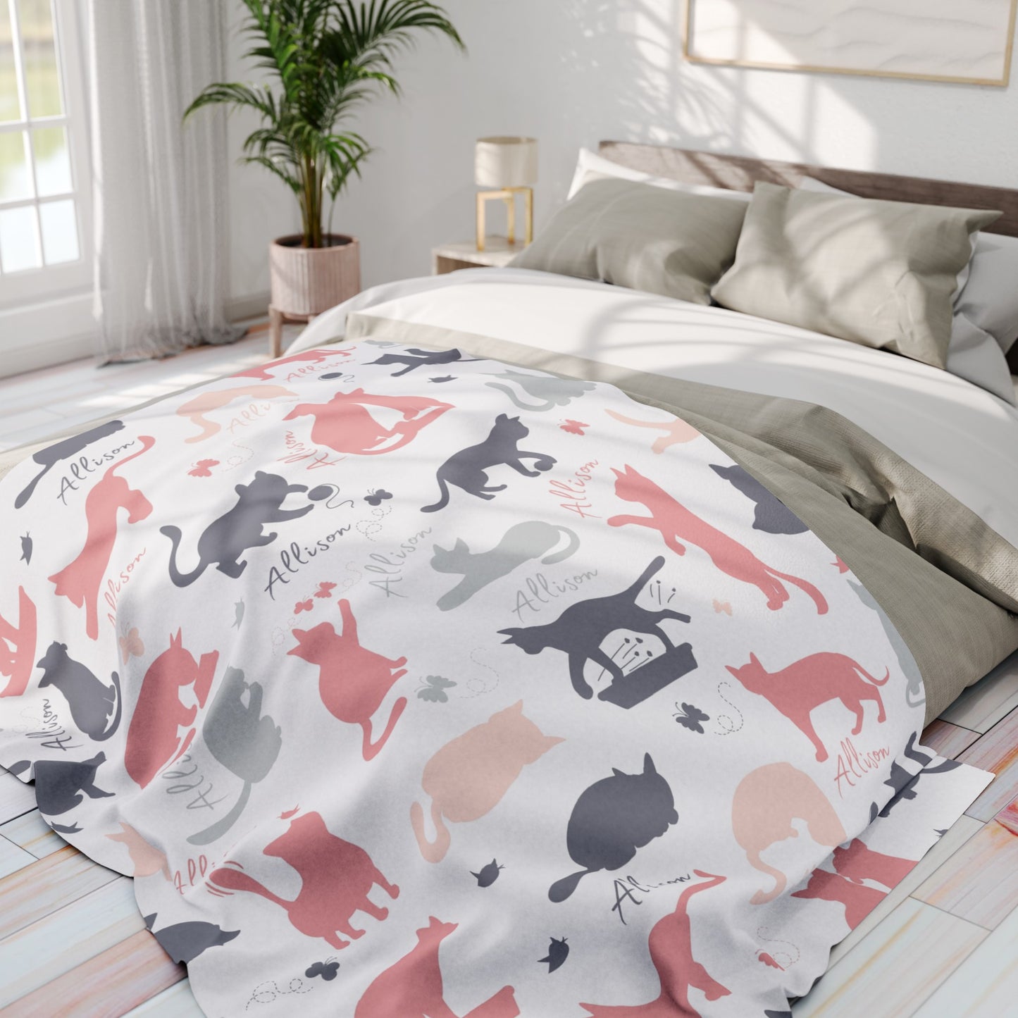 Custom Cat Blanket Gifts For Cat Lovers