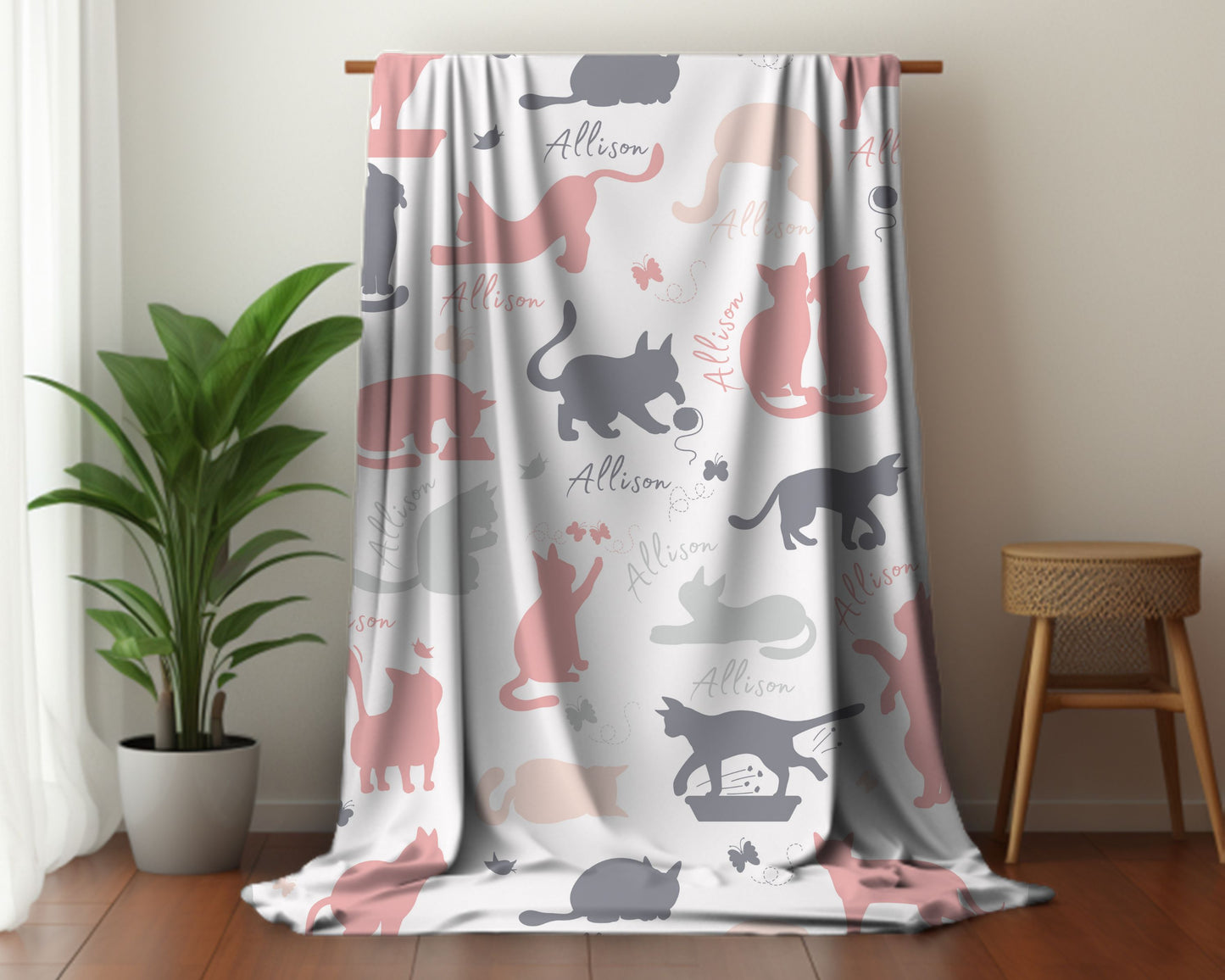 Custom Cat Blanket Gifts For Cat Lovers