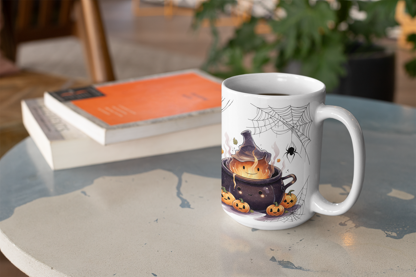 Retro Witchy Brew Cute Retro Halloween Coffee Mug