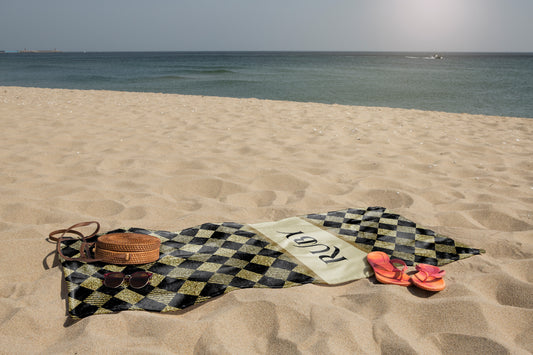 Summer Glamour Custom Beach Towel