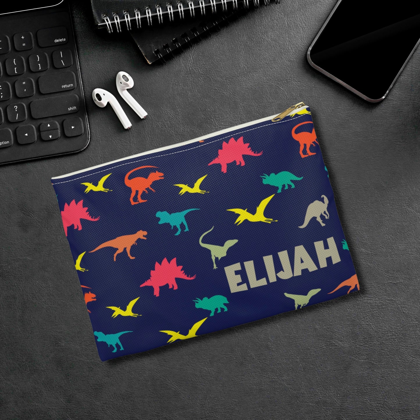 Personalized Dinosaur Pencil Case