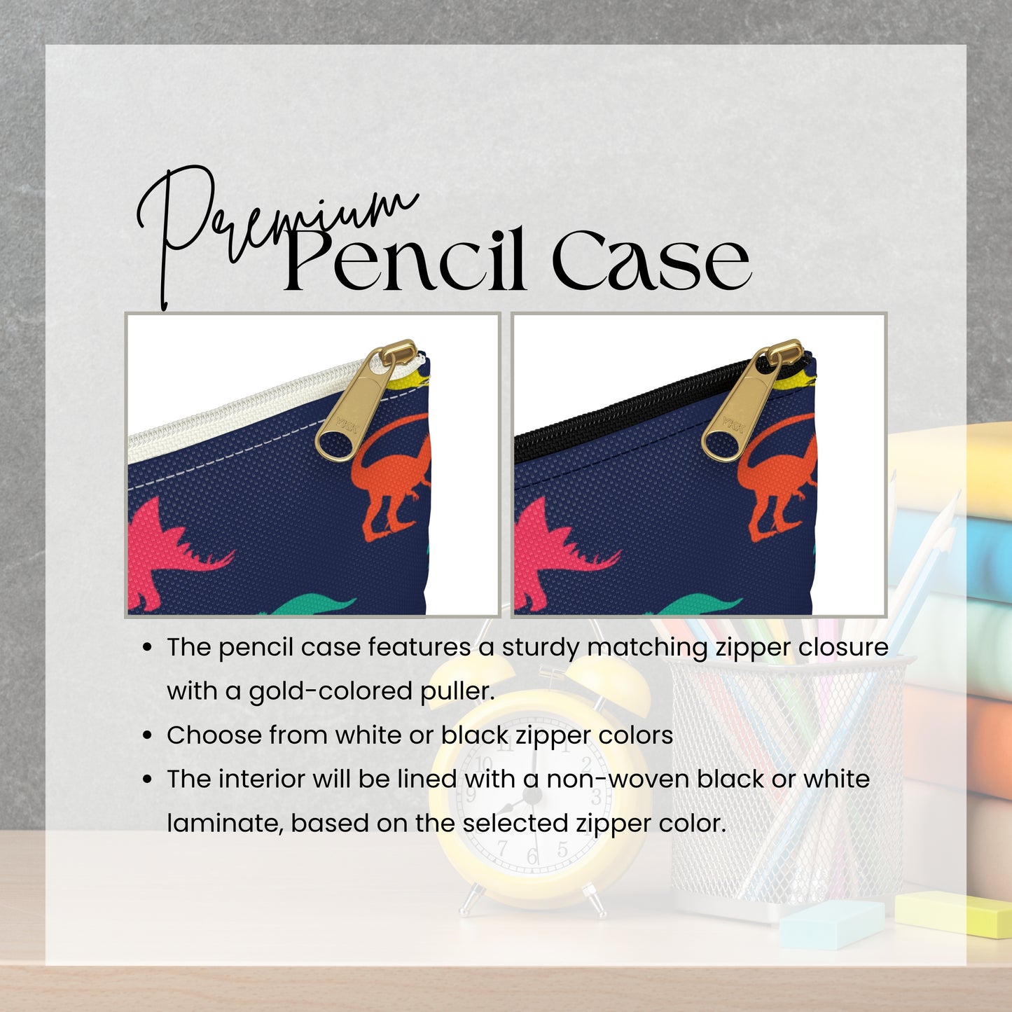 Personalized Dinosaur Pencil Case