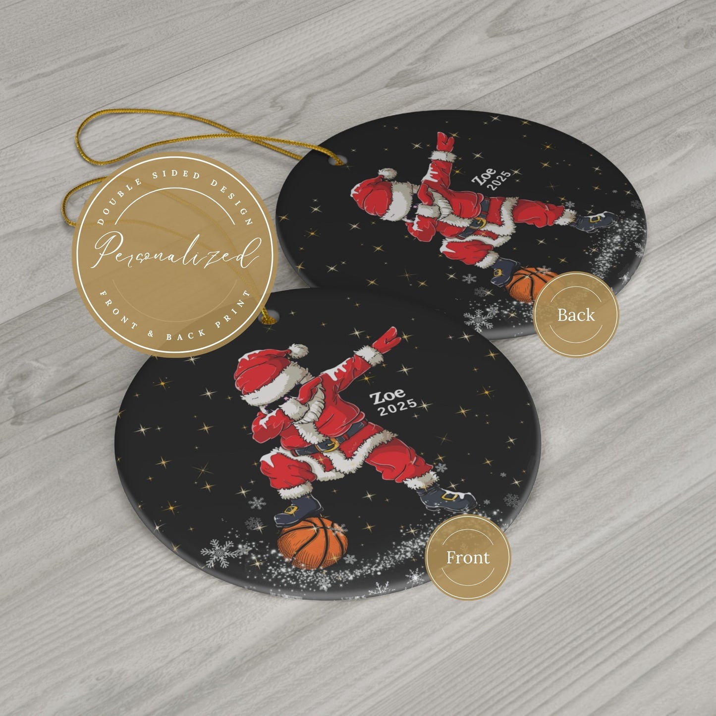 Personalized Basketball Ornament