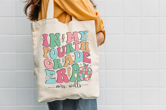 In My Era Personalized Tote Bag Back To School Gift