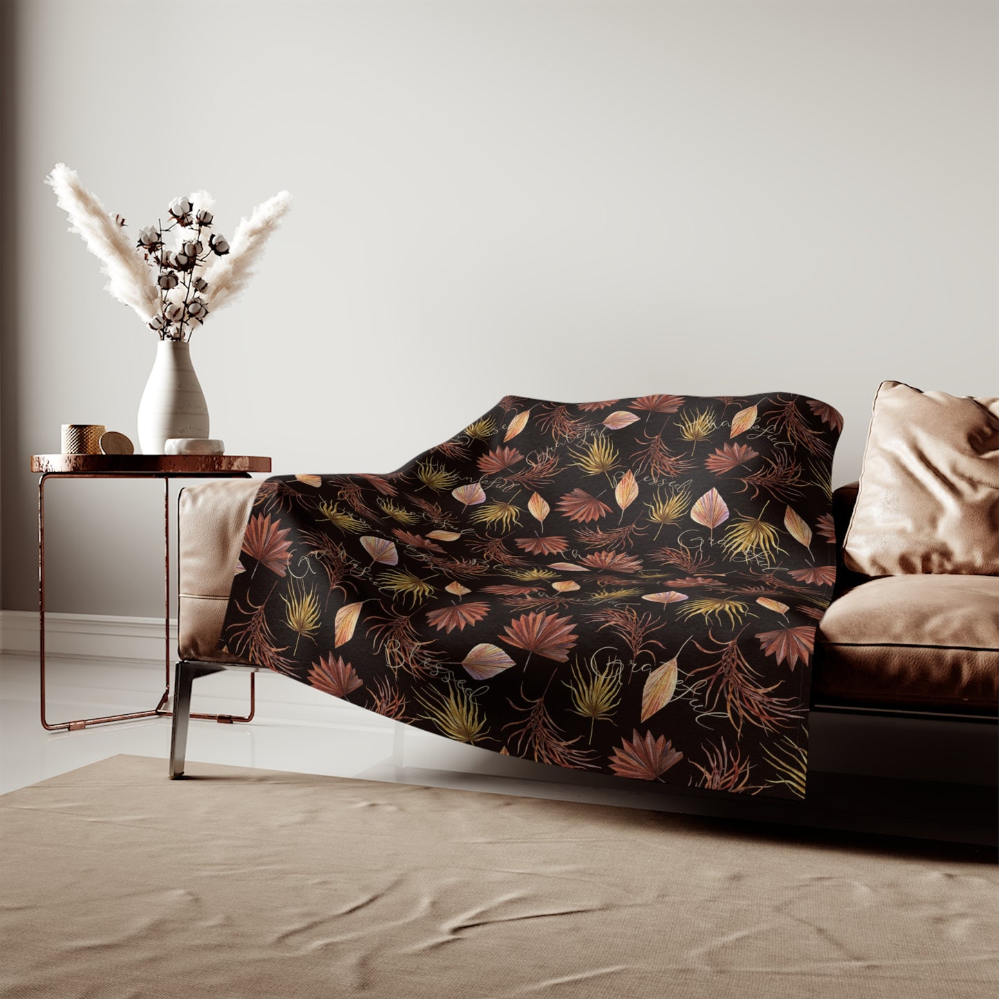 Autumn Throw Blanket Leaf Blanket Fall Decor
