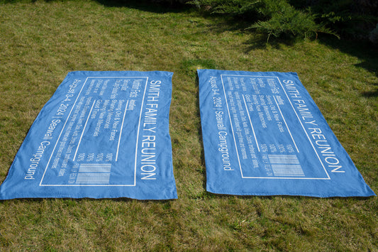 Personalized Family Reunion Beach Towel