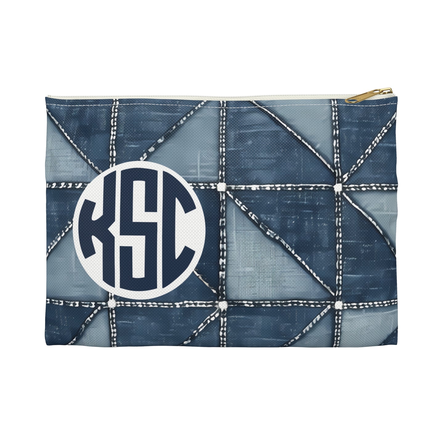 Personalized Pencil Case Trendy Monogram Gift