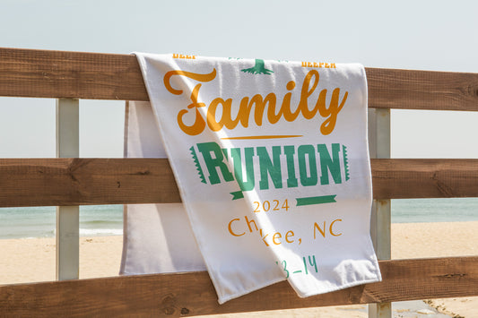 Personalized Beach Towel Family Reunion Gifts