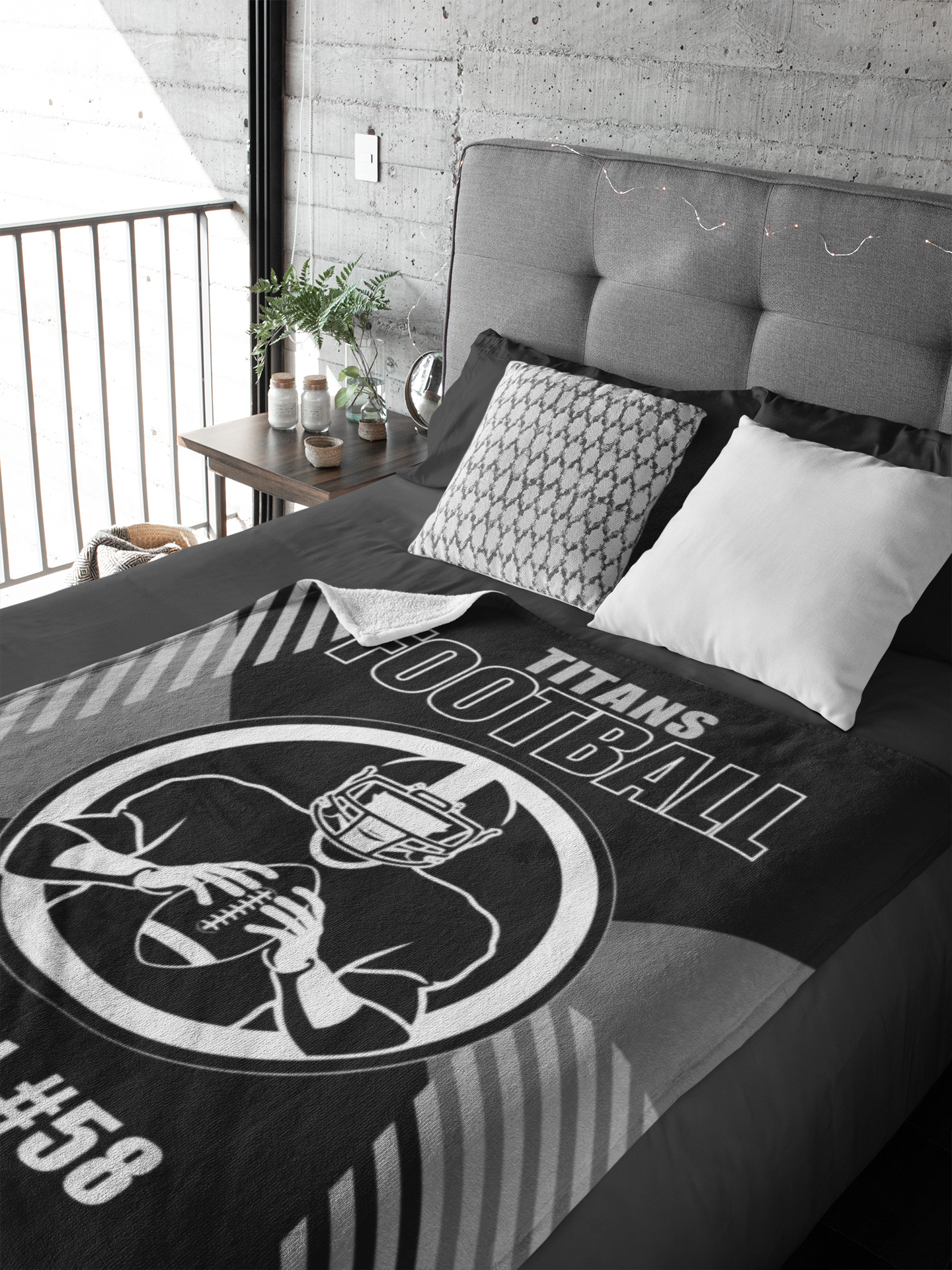 Custom Football Blanket