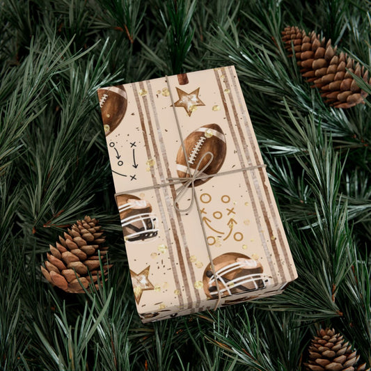 Football Gift Wrapping Paper