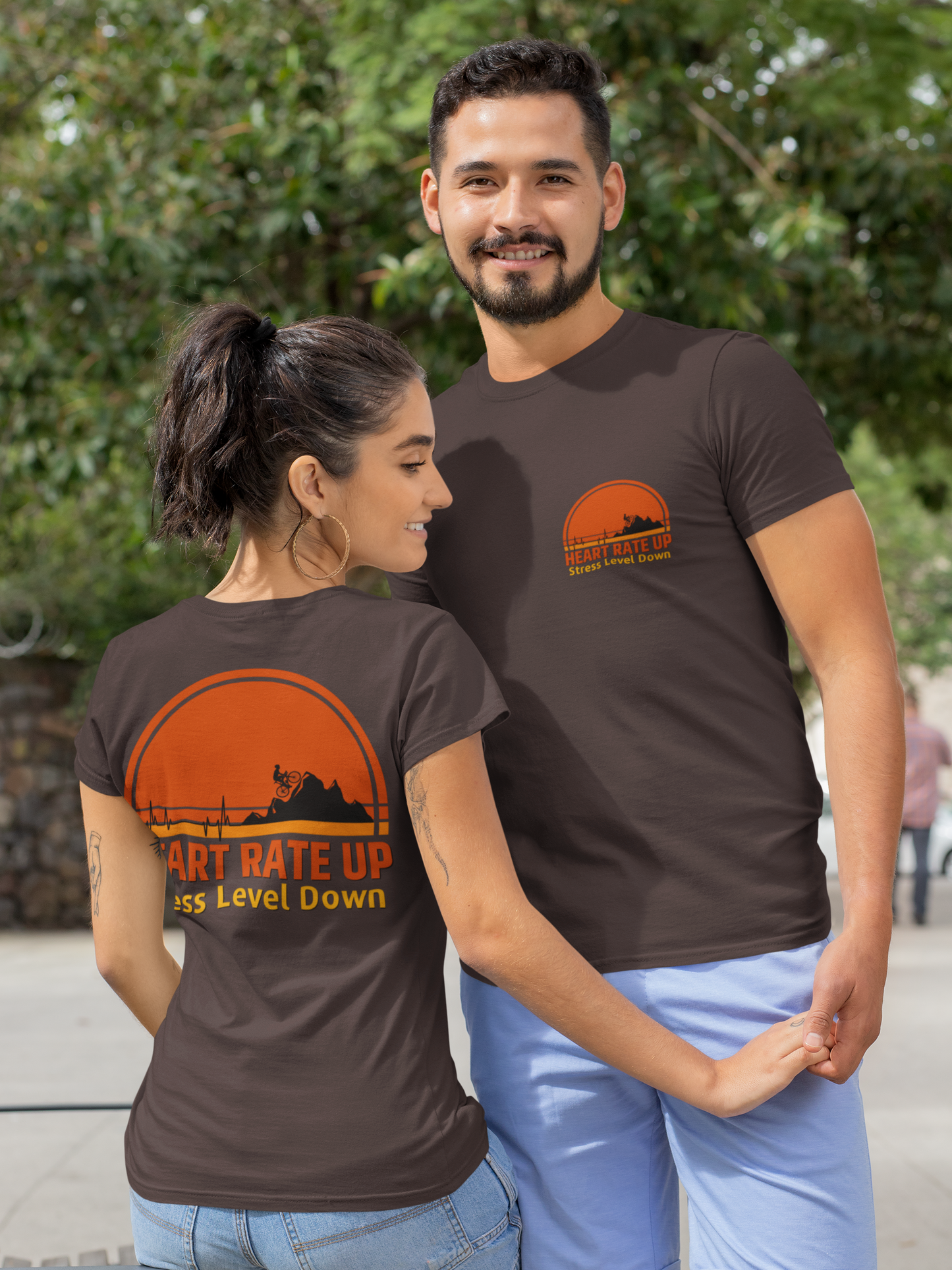 Mountain Bike Graphic Tee Shirt