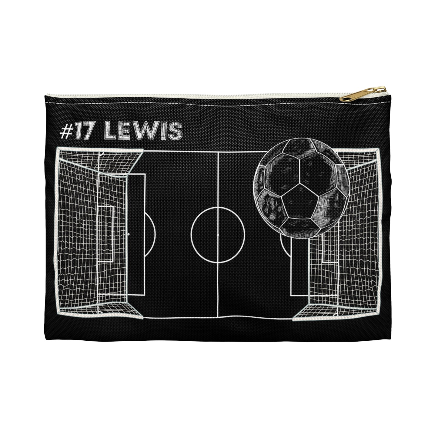 Custom Soccer Pencil Case