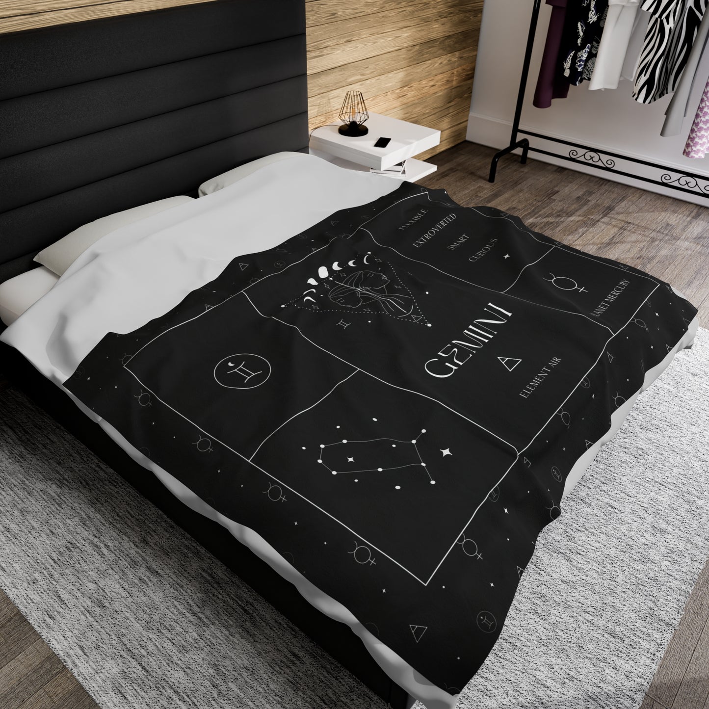 Gemini Zodiac Blanket