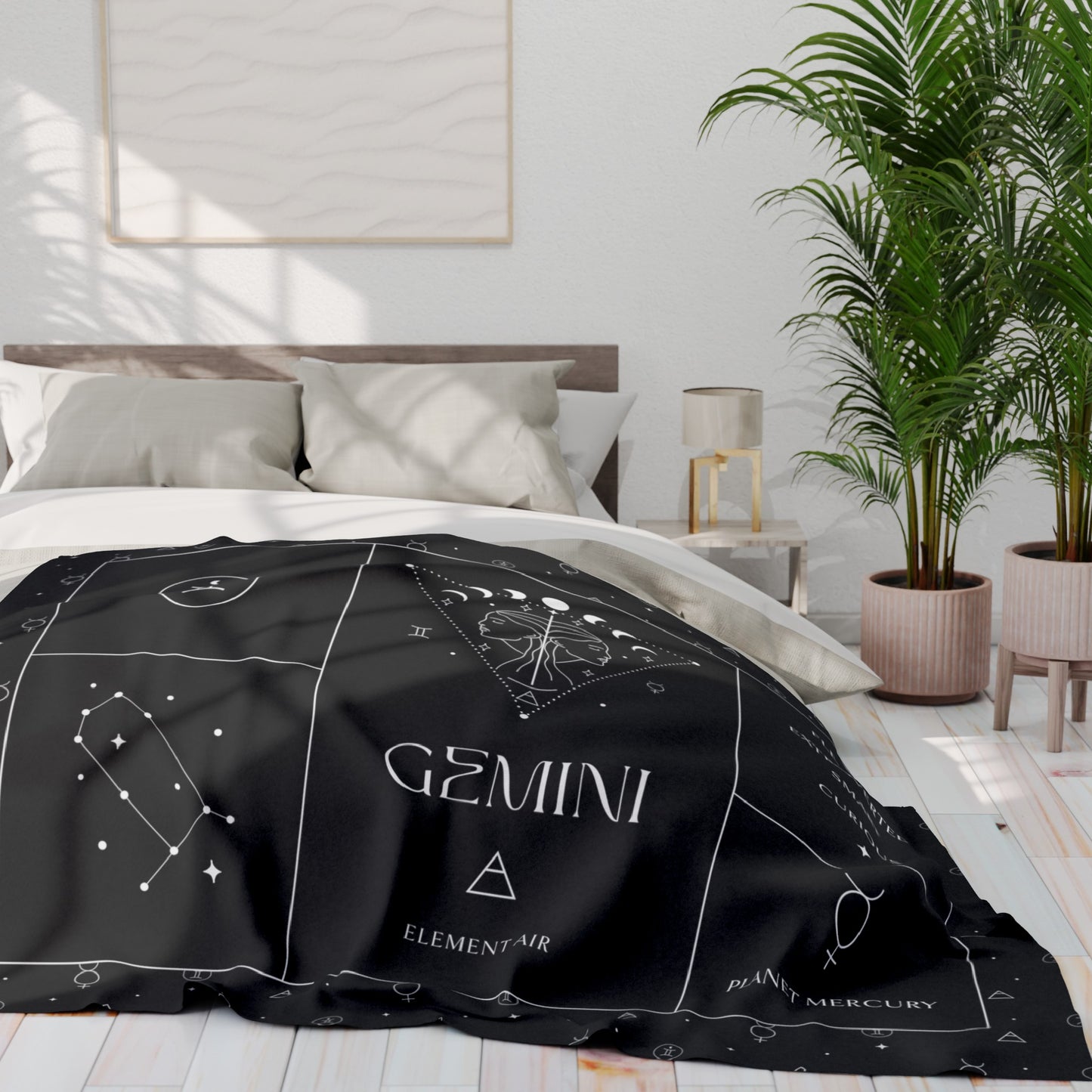 Gemini Zodiac Blanket