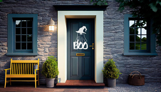 Sheet Ghost Wall Art Metal Halloween Sign